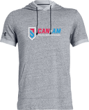 Under Armour Stadium Short Sleeve Hoodie - Can-Am Youth Invitational 2026 (White)