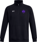Under Armour Rival Fleece ¼ Zip - UA Rise Girls Session l 2026 (Bold Purple)