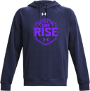 Under Armour Rival Fleece Hoodie - UA Rise Girls Session l 2026 (Bold Purple)