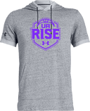 Under Armour Stadium Short Sleeve Hoodie - UA Rise Girls Session l 2026 (Bold Purple)