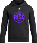 Under Armour Team Icon Fleece Hoodie - UA Rise Girls Session l 2026 (Bold Purple)