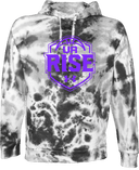 Under Armour Rival Fleece Hoodie Tie-Dye - UA Rise Girls Session l 2026 (Bold Purple)