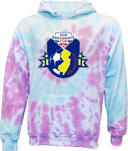 Tie-Dye Hoodies - USYS NJ Presidents Cup 2026 (Main Logo)