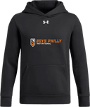 Under Armour Team Icon Fleece Hoodie - Boys Philly Invitational 2026 (White)