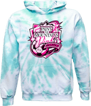 Tie-Dye Hoodies - Paint The Mountains Pink 2026