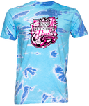 Tie-Dye Short Sleeves - Paint The Mountains Pink 2026