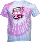 Tie-Dye Short Sleeves - Paint The Mountains Pink 2026