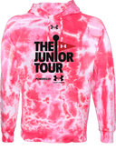 Under Armour Rival Fleece Hoodie Tie-Dye - Junior Tour - Wordmark