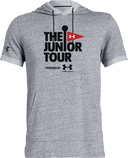 Under Armour Stadium Short Sleeve Hoodie - Junior Tour - Wordmark