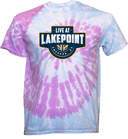 Tie-Dye Short Sleeves - LIVE! At LakePoint 2026 (Main Logo)