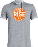 Under Armour Stadium Short Sleeve Hoodie - UA Rise Girls Session l 2026 (Deep Orange)