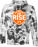 Under Armour Rival Fleece Hoodie Tie-Dye - UA Rise Girls Session l 2026 (Deep Orange)