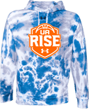 Under Armour Rival Fleece Hoodie Tie-Dye - UA Rise Girls Session l 2026 (Deep Orange)