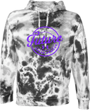Under Armour Rival Fleece Hoodie Tie-Dye - UA Future West Regionals Session 1 2026(Purple Circle Badge)