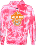 Under Armour Rival Fleece Hoodie Tie-Dye - Rocky Top Rumble 2026 (Main Logo)