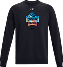 Under Armour Rival Fleece Crew - NPS - Coastal Clash 2026(Blue Color Slpash)