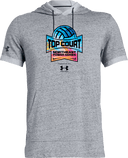 Under Armour Stadium Short Sleeve Hoodie - NPS - Coastal Clash 2026(Blue Color Slpash)