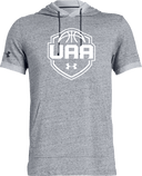 Under Armour Stadium Short Sleeve Hoodie - Girls UAA Session I 2026(Clean Minimalistic Pearl)