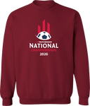 Crew Sweatshirt - USYS NC State Cup Finals 2026 (White and Red)