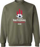 Crew Sweatshirt - USYS NC State Cup Finals 2026 (White and Red)