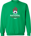 Crew Sweatshirt - USYS NC State Cup Finals 2026 (White and Red)
