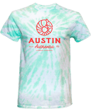 Tie-Dye Short Sleeves - The Summer Austin Authentic 2026 - Red