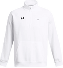 Under Armour Rival Fleece ¼ Zip - Zero Gravity - HOOPER white