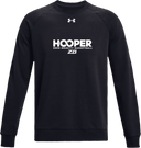 Under Armour Rival Fleece Crew - Zero Gravity - HOOPER white