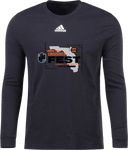 Adidas Cotton Long Sleeves - NAL Florida Crossover Fest 2026 (Dark Transparent Logo)