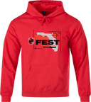 Adidas Hoodie - NAL Florida Crossover Fest 2026 (Dark Transparent Logo)