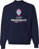 Crew Sweatshirt - USYS NJ Presidents Cup 2026 (White & Red)