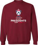 Crew Sweatshirt - USYS NJ Presidents Cup 2026 (White & Red)