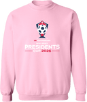 Crew Sweatshirt - USYS NJ Presidents Cup 2026 (White & Red)
