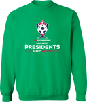 Crew Sweatshirt - USYS NJ Presidents Cup 2026 (White & Red)
