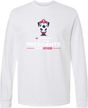 Long Sleeves - USYS NJ Presidents Cup 2026 (White & Red)