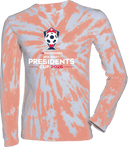 Tie-Dye Long Sleeves - USYS NJ Presidents Cup 2026 (White & Red)