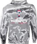 Tie-Dye Hoodies - USYS NJ Presidents Cup 2026 (White & Red)