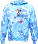 Tie-Dye Hoodies - USYS NJ Presidents Cup 2026 (White & Red)