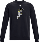 Under Armour Rival Fleece Crew - Zero Gravity - astronaut