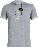 Under Armour Stadium Short Sleeve Hoodie - Zero Gravity - astronaut