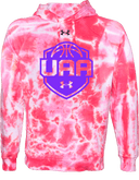 Under Armour Rival Fleece Hoodie Tie-Dye - Boys UAA Session I 2026 (Vibrant Purple)