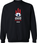 Crew Sweatshirt - USYS OH State Cup (w1/2) 2026 (White & Red)