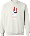 Crew Sweatshirt - USYS OH State Cup (w1/2) 2026 (White & Red)
