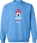 Crew Sweatshirt - USYS OH State Cup (w1/2) 2026 (White & Red)