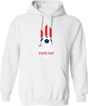Hoodies - USYS OH State Cup (w1/2) 2026 (White & Red)