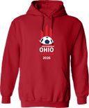 Hoodies - USYS OH State Cup (w1/2) 2026 (White & Red)