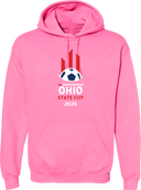 Hoodies - USYS OH State Cup (w1/2) 2026 (White & Red)
