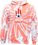 Tie-Dye Hoodies - USYS OH State Cup (w1/2) 2026 (White & Red)