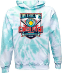 Tie-Dye Hoodies - District 15 Coach Pitch Tournament 2026 - Softball