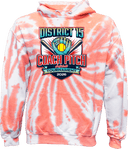 Tie-Dye Hoodies - District 15 Coach Pitch Tournament 2026 - Softball